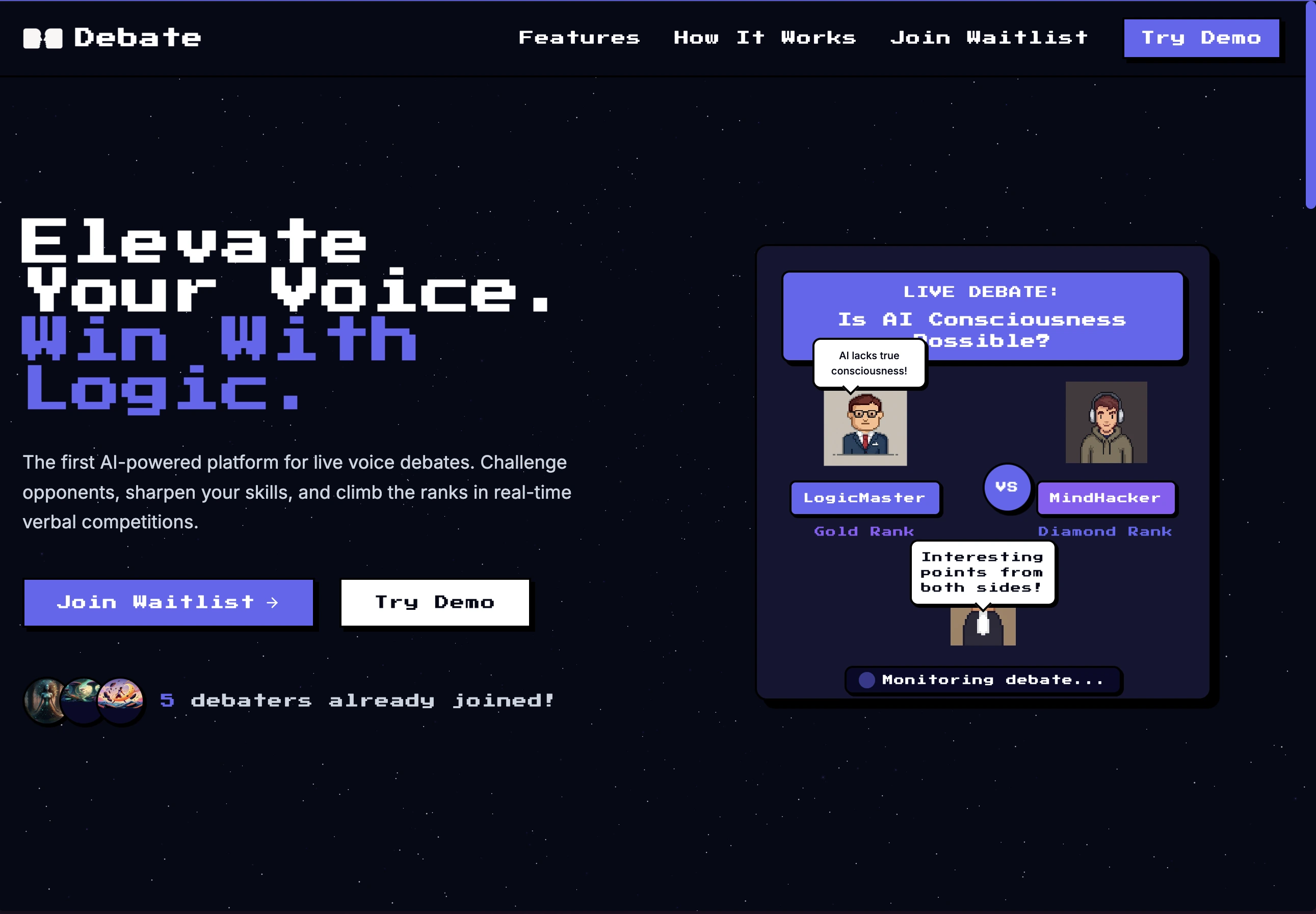 Debate Screenshot